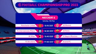 eFootball™ Championship Pro 2023  Regular League  Day 6 [upl. by Rehotsirhc398]