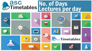 Set LecturesPeriods per day ASC Timetables 2019  Automatic Timetable Generation Software [upl. by Madra589]