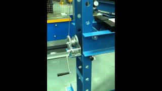 Steelmaster Industrial Hydraulic Workshop Press 50Ton Capacity Model SMHGP50 [upl. by Neelia777]