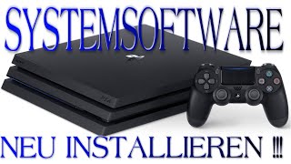 Playstation 4 Systemsoftware Neu installieren [upl. by Evan547]