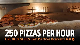 Rotation Strategy Up to 250 Pizzas Per Hour  Fire Deck Series Ovens Part 6 [upl. by Lemmor]