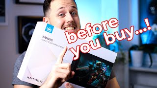 HUION KAMVAS 13  HONEST REVIEW BY A PRO Watch this before you buy it [upl. by Ynavoeg]