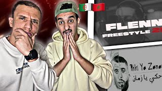 Didine Canon 16  Ahki Ya Zaman amp Flenn  Freestyle 2N Reaction🇲🇦🇩🇿 Zahya 🔥🔥 [upl. by Arihat]