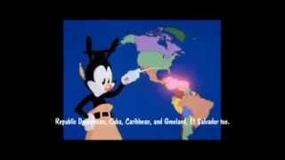 Animaniacs  The Nations of the World With lyrics [upl. by Hannahs]