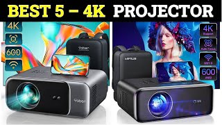 Top 5 Best 4K Projector of 2024 [upl. by Ecinaj]