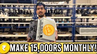 Budget Asic Miner 105000 Only🔥 This Miner makes 15000Rs Monthly⚡️🚀 Crypto Mining India Crypto [upl. by Daukas]