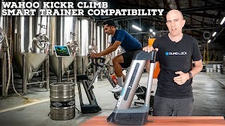 Wahoo Kickr CLIMB  Smart Trainer Compatibility [upl. by Euqitsym]