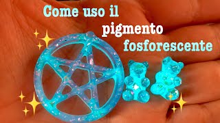 Come fare effetti fosforescenti fighi con la resina  scopriamo nuovi pigmenti Sparkly Treasures [upl. by Hsur]