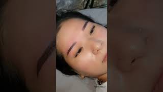 MICROSHADING AND EYELASH LIFT butwal reels ytshorts viralvideo [upl. by Porche999]