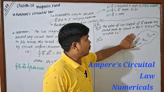 Amperes Circuital Law  Numerical Concept  Grade12 NEB Physics  Learn Physics With CLC Sir [upl. by Brown]