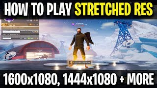 How To Play Stretched Resolution in Fortnite 2019 [upl. by Eehtomit]