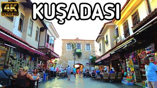 KUŞADASI CITY CENTER WALKING TOUR  July 5 2024  4k UHD 60fps [upl. by Eirrek]