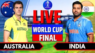 India vs Australia World Cup Final Live  ICC World Cup 2023  IND vs AUS Live  World Cup Live [upl. by Ytiak]