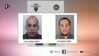 Charlie Hebdo la police recherche les 2 frères Saïd et Chérif Kouachi [upl. by Benedicta]