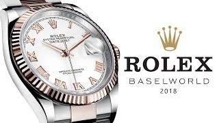 Rolex Datejust 36 The MOST Important Rolex of All Baselworld 2018 NOT the Pepsi Jubilee Bracelet [upl. by Ainel]