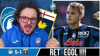 TRIPLETTA DI RETEGUI ATALANTA  GENOA 51 [upl. by Bassett]