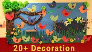 Classroom decoration idea Display Board School board decoration idea Home decor Kid room decor [upl. by Akamaozu]