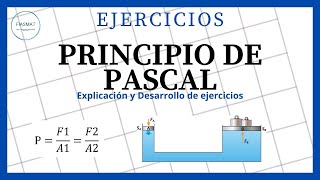 Principio de Pascal  Ejercicios resueltos [upl. by Mages]