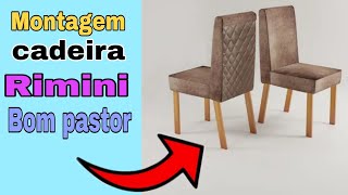 Como montar cadeira Rimini bom pastor passo a passo [upl. by Ettezel]