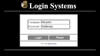 Overview of How to Create a Login System Using PHP and MySQL [upl. by Llehsyar]