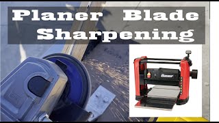 Sharpening Planer Knives with the All American Sharpener [upl. by Yeknarf]