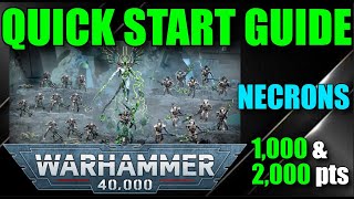 Warhammer 40000 Getting Started NECRONS Christmas Battleforce HyperCrypt Legion New40k [upl. by Beverley6]