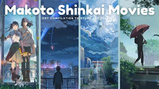 Makoto Shinkai Movies OST Compilation to StudyRelax to [upl. by Enylekcaj]