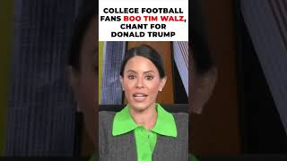 College Football Fans BOO Tim Walz CHANT For Donald Trump [upl. by Ahseinaj571]