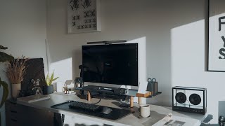 My 2024 Cozy and Productive Desk Setup [upl. by Benji]