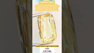 Yoga in Astrology  Limonite Topaz  Not Golden Rutilated Quartz  Gemstone for Planetary Conjuction [upl. by Ocir]