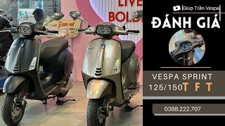 Đánh giá chi tiết và báo giá Vespa sprint 125150 TFT [upl. by Ulda]