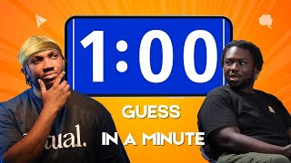 Black Movie amp TV Quiz  Game 2 Guess in a Minute ft zeromanners [upl. by Ahsiekim]