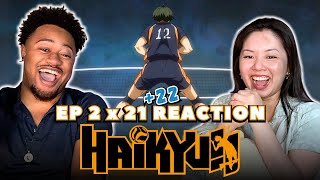 FINALLY YAMAGUCHIS MOMENT  Haikyuu S2 Ep 21 amp 22 FIRST TIME REACTION [upl. by Aynwat293]