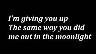 Giving You Up  Kameron Marlowe Acoustic Lyric Video [upl. by Azerila]