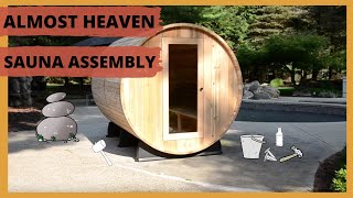 2017  How to Build a Barrel Sauna Almost Heaven [upl. by Yoshi]