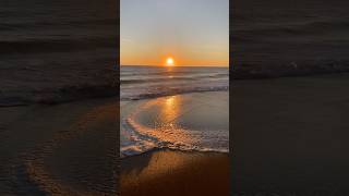 Ocean Glow Sunrise at Bethany Beach bethanybeach delaware atlantic ocean oceanwaves [upl. by Pascoe]