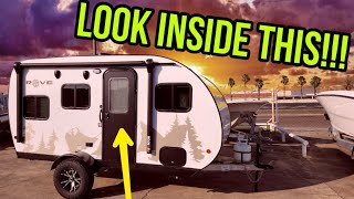 Look Inside this Extremely TINY Compact RV ROVE LITE 14BH TLRV [upl. by Junina]