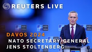 LIVE NATO SecretaryGeneral Jens Stoltenberg speaks at Davos 2024 [upl. by Annet606]