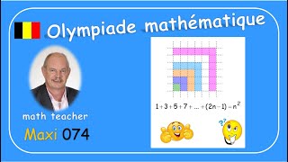 Olympiade mathématique 2024 Maxi 074 [upl. by Ennelram]