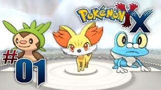 Lets Play Pokemon X  Part 1  A new horizon [upl. by Gurolinick]