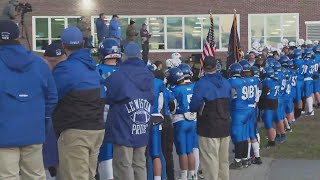 Community comes together at LewistonAuburn football game one week after mass shooting [upl. by Behl794]