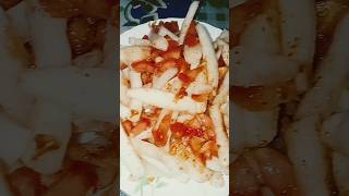 Radish salad 🥗 recipe shortsvideo indianfood subscribe [upl. by Llecrep]