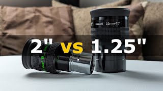 Are 2” eyepieces really better than 125” ones [upl. by Ylatan202]