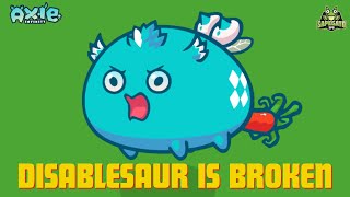 🏆 REACHED TOP 100 PLAYING DISABLESAUR 🔥 LUNACIAN CODE BLUEBIRD  AXIE CLASSIC V2 GAMEPLAY [upl. by Ibed57]