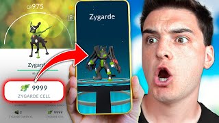 FASTEST WAY to get Zygarde Cells in Pokémon GO [upl. by Rumilly]