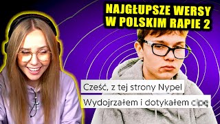 NAVCIA ogląda NAJGŁUPSZE WERSY W POLSKIM RAPIE 2 [upl. by Eirrac173]