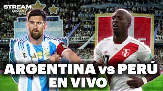 EN VIVO 🔴 ARGENTINA vs PERÚ  Eliminatorias Sudamericanas  Vivilo en TyC Sports [upl. by Eralcyram]