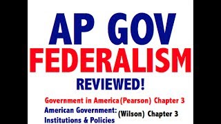 AP Gov Explained Government in America Chapter 3 [upl. by Cohlier243]