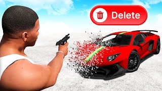 GTA 5 but EVERYTHING I Shoot Gets DELETED [upl. by Davon]