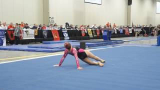 Chloe Widner  Floor Exercise  2017 Womens Junior Olympic Championships [upl. by Feodora]